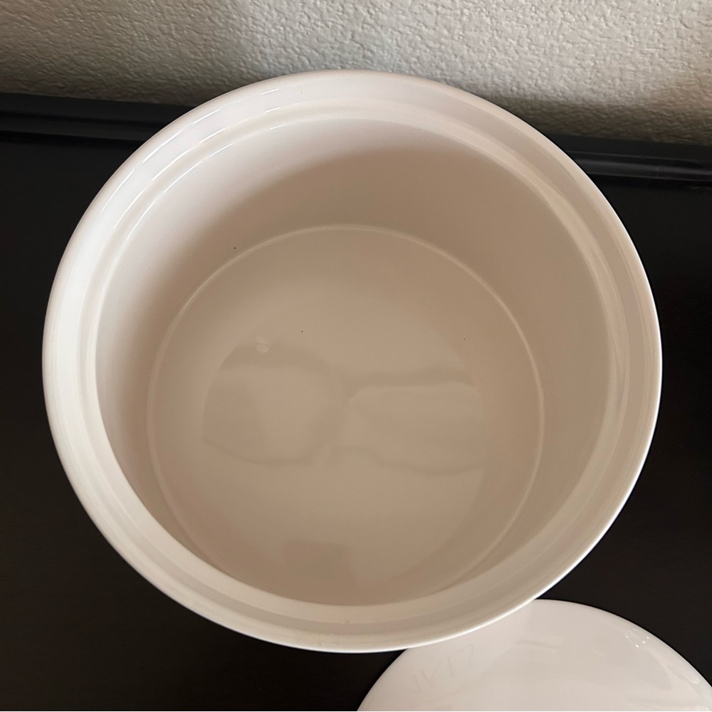 Rae Dunn by Magenta "PANCAKES" ceramic warmer ivory color - Picture 3 of 10